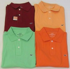 NEW MEN  S VINEYARD VINES S/S SLIM FIT PIQUE SOLID POLO SHIRT, PICK SIZE  COLOR