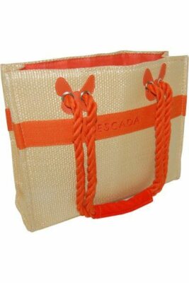 Escada Sunset Heat Stroh mittlere Handtasche