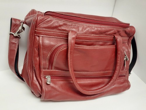 PIEL Leather Bag Travel DUFFLE 