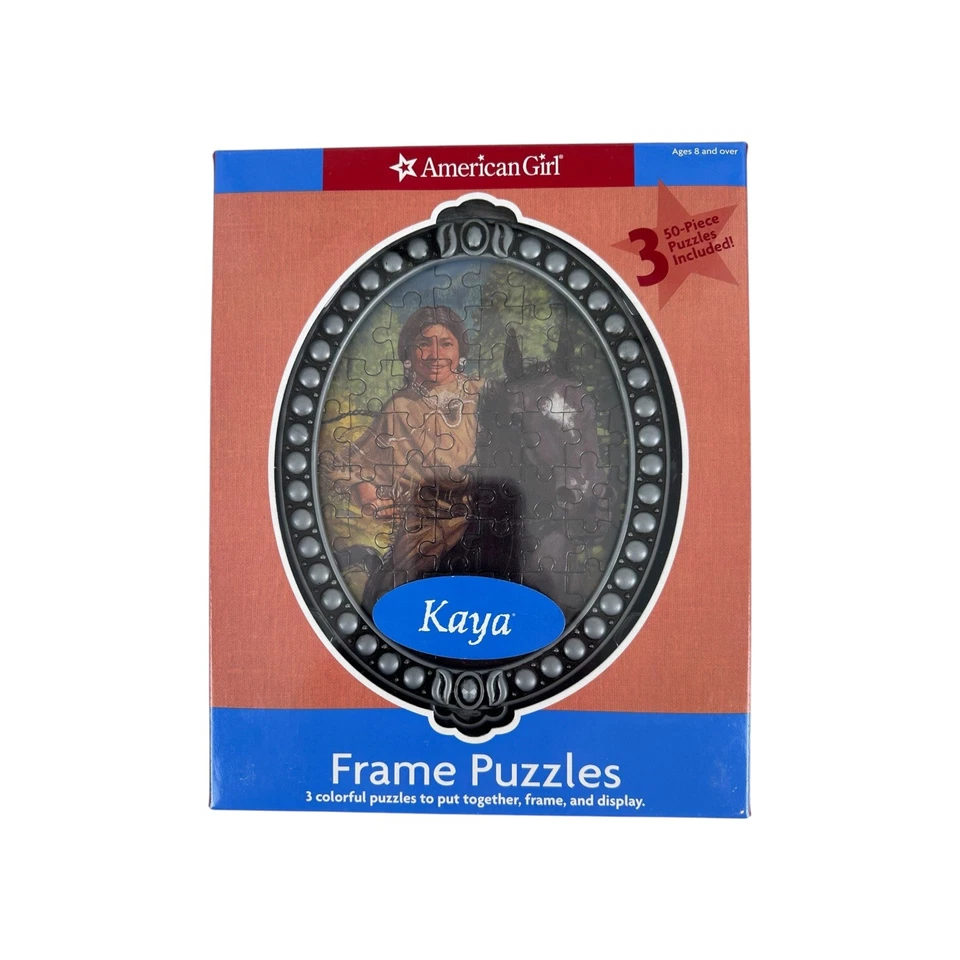Muñeca American Girl KAYA Rompecabezas Enmarcado 50 Piezas X 3 Rompecabezas Foto 3 de 4