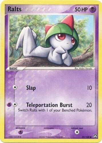 Pokemon Card - Power Keepers 59/108 - RALTS (common) - NM