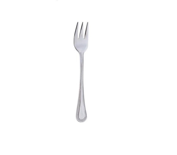 12x Bead Cake Fork, Cutlery, Dozen Table Forks, Stainless Steel 18/0