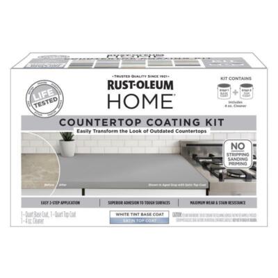 Rust-Oleum HOME Satin White Base Acrylic Countertop Paint Kit