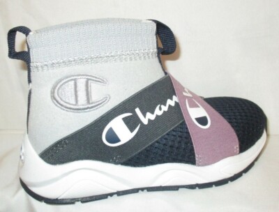 GIRL'S CHAMPION RALLY CROSSOVER NAVY/SLVSTONE  TODDLER S SHOES SIZE 8