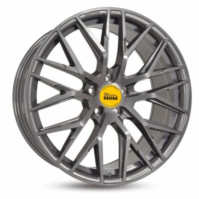 2x MAM Felgen Rs4 8jx18 5/108 Et45 72,6 Palladium Painted