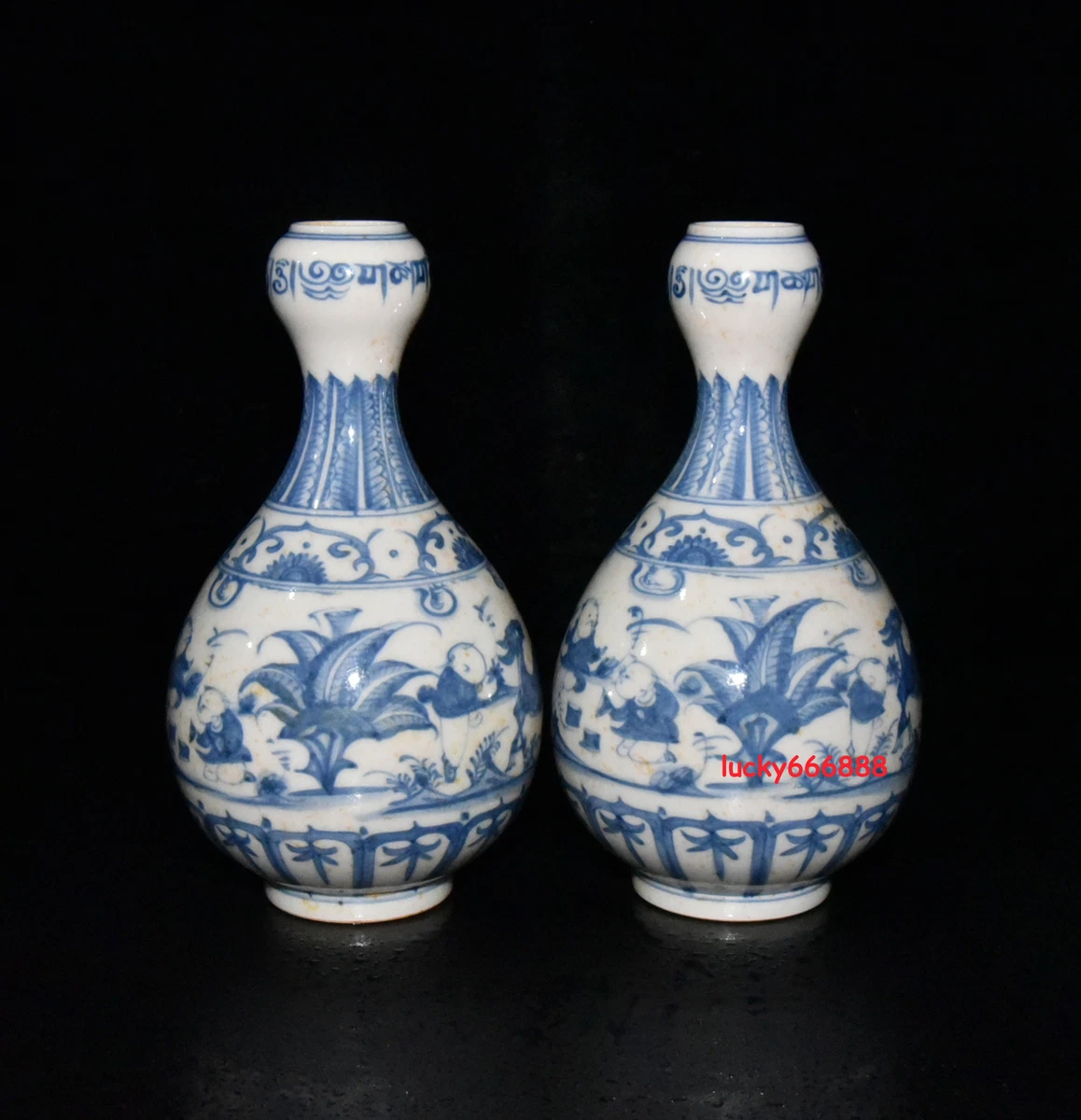 明朝瓷器中国古董花瓶| eBay