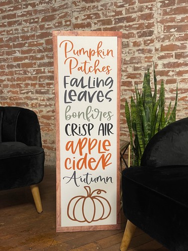 Fall Custom Sign, Autumn Family Name, Pumpkin Patches, Seasonal Decor - Picture 4 of 12