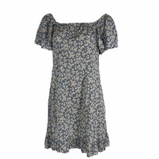 Shein Mini Dress Women's XS Above Knee A-Line Short Sleeve Lightweight Floral