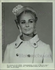1966 Press Photo Actress Kareen Mossberg, co-star of "The Girl Game" - nop63805