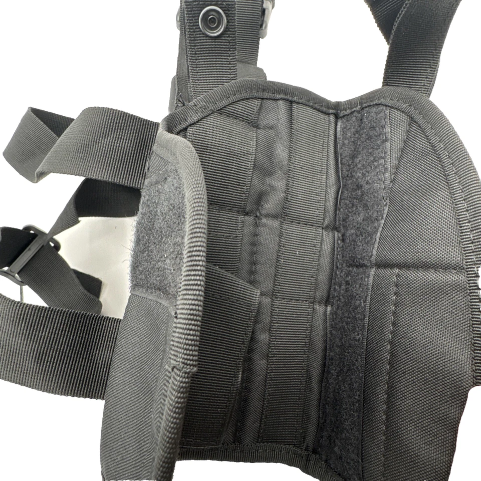 Pistola táctica negra mano izquierda ejército SWAT pierna muslo pistola Foto 4 de 4