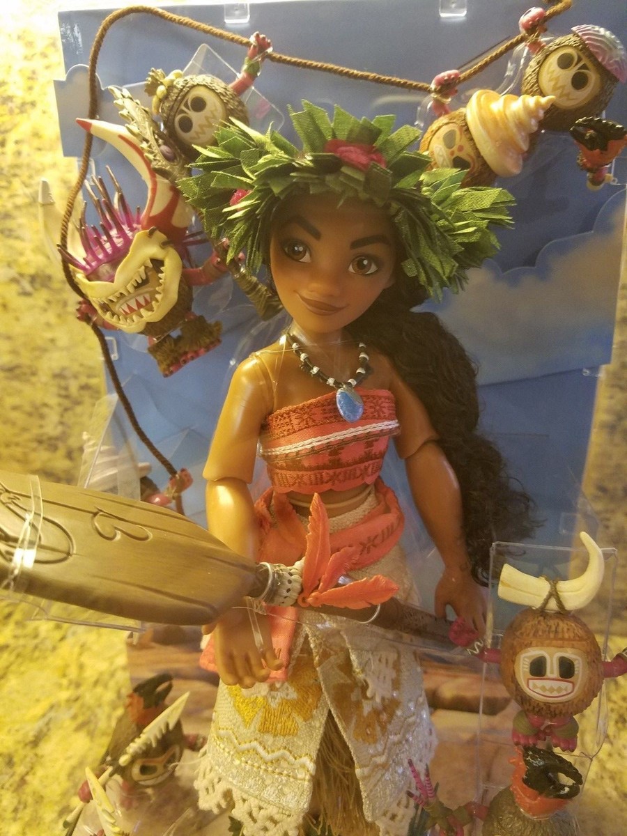 Disney Designer Doll Folktale Collection MOANA Doll Set Limited Edition NEW