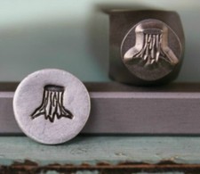 SUPPLY GUY 7mm Tree Trunk Metal Punch Design Stamp SGCH-37 
