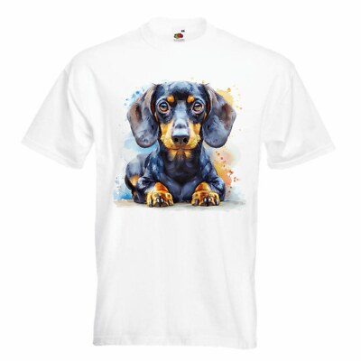 T-Shirt Dackel Dachshund Teckel Jagdhund Jagt Dackelwelpe Dackelschule Da 402870