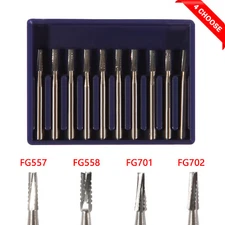 Dental Tungsten Carbide Burs FG701 FG702  FG557 FG558 for High Speed Handpiece