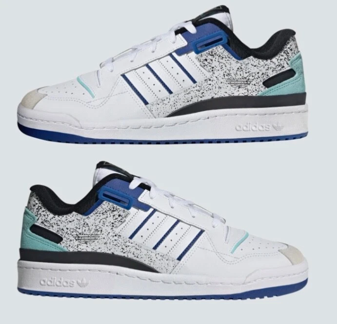 Brand New Adidas Forum Exhibit Low White Blue Tennis SB Shoes Men s Sz 10.5 NIB