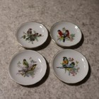 Set Of 4 Vintage Small Decorative "Wild Birds" Plates.