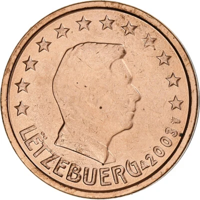 [#1250793] Luxembourg, Henri, 2 Euro Cent, 2003, Utrecht, SUP, Cuivre plaqué aci - Photo 1/2