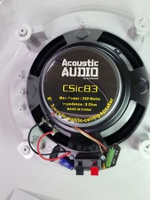 Acoustic Audio CSic83 Flush Mount In Ceiling Speakers with 8" Woofers 1 PIECE