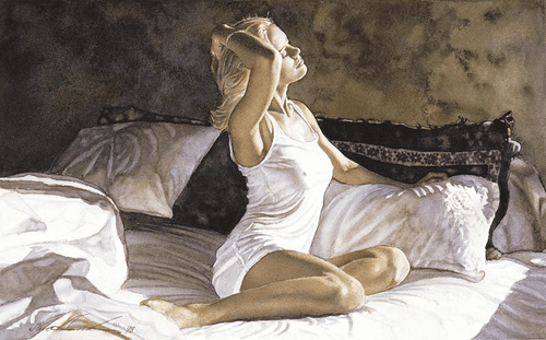 Steve Hanks " Seeking The Light " RARE CANVAS # 114 / 125 (Mint) RARE - Picture 2 of 4