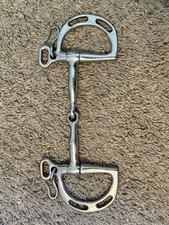 Kimberwick Snaffle Kimberwick in acciaio inox senza catena 5"