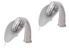 2Pcs Faucet Extender for Toddlers - Sink Kids Hand White