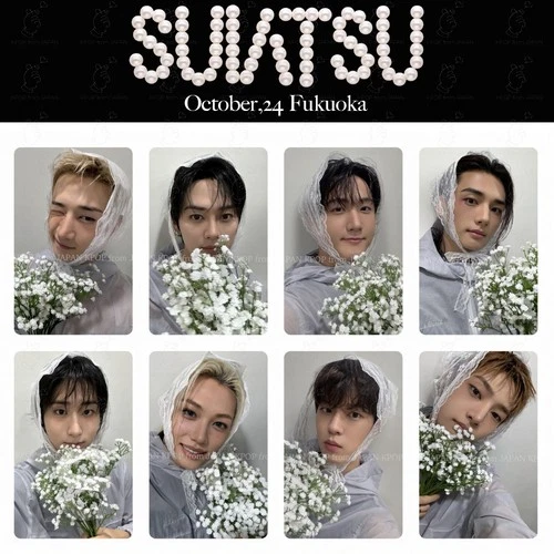 STRAY KIDS SUIATSU RUN IT JAPAN OFFLINE POB OFFICIAL PHOTOCARD FUKUOKA October - product listing photo