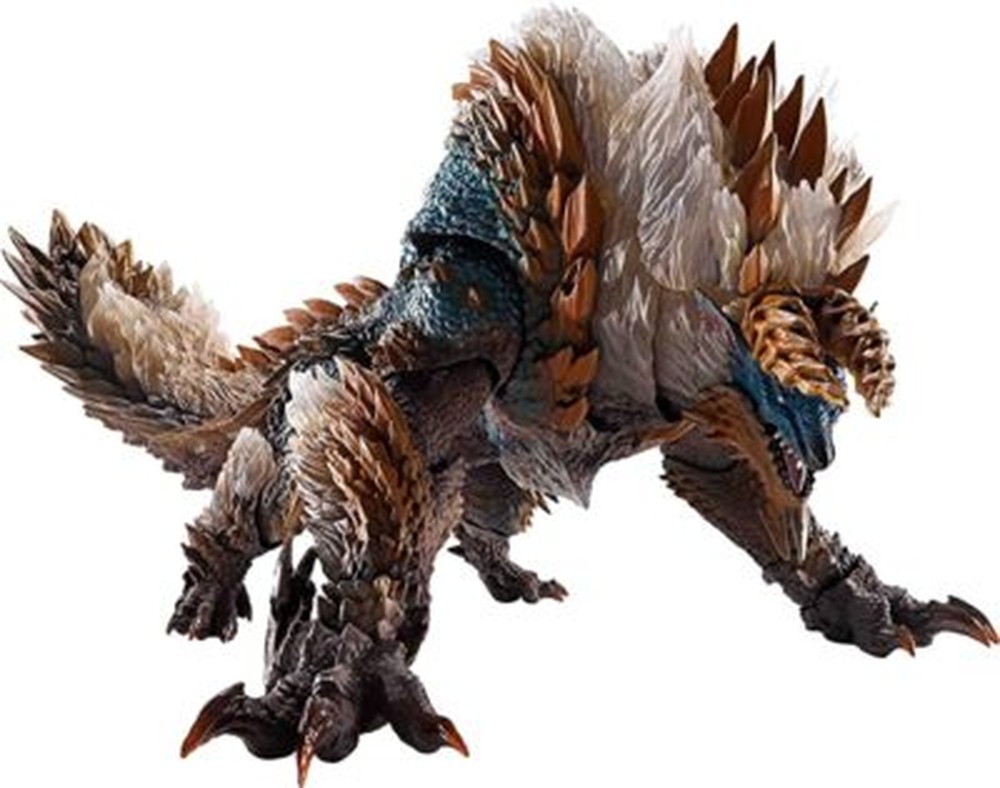 BANDAI S.H.MonsterArts MONSTER HUNTER WORLD ICEBORN ZINOGRE Action Figure Japan