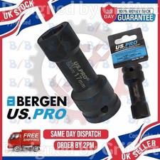 US PRO 17MM STRUT CHANNEL DEEP IMPACT SOCKET 1/2" DRIVE UNISTRUT TYPE SLOTTED