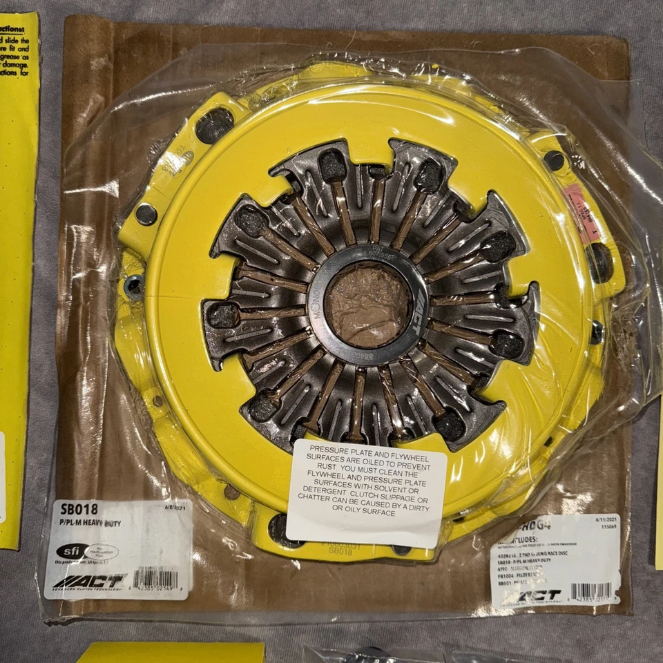 Kit de embreagem ACT SB9-HDG4 resistente corrida mola 4 almofadas monoloc Subaru Impreza WRX - Imagem 3 de 4