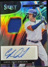 Greg Deichmann 2022 Panini Select Rookie Jersey #RJA-GD Holo Prizm /99 Auto RC