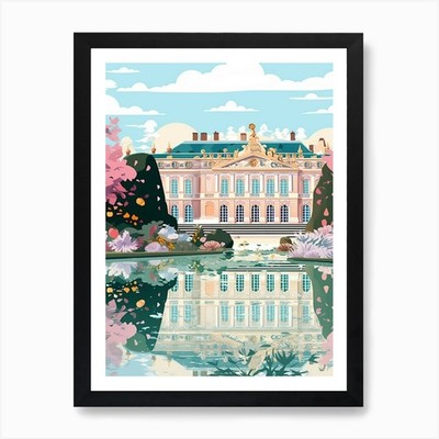 The Palace Of Versailles France 2 A Framed Wall Art Poster Canvas Print Picture