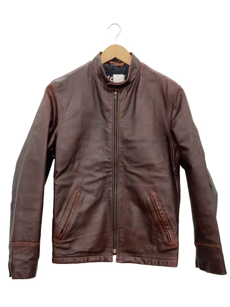 SCHOTT Leather Outer Shell Red Coats, Jackets & Vests for Men for