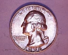 1956 Washington Quarter  BU  **324-6A