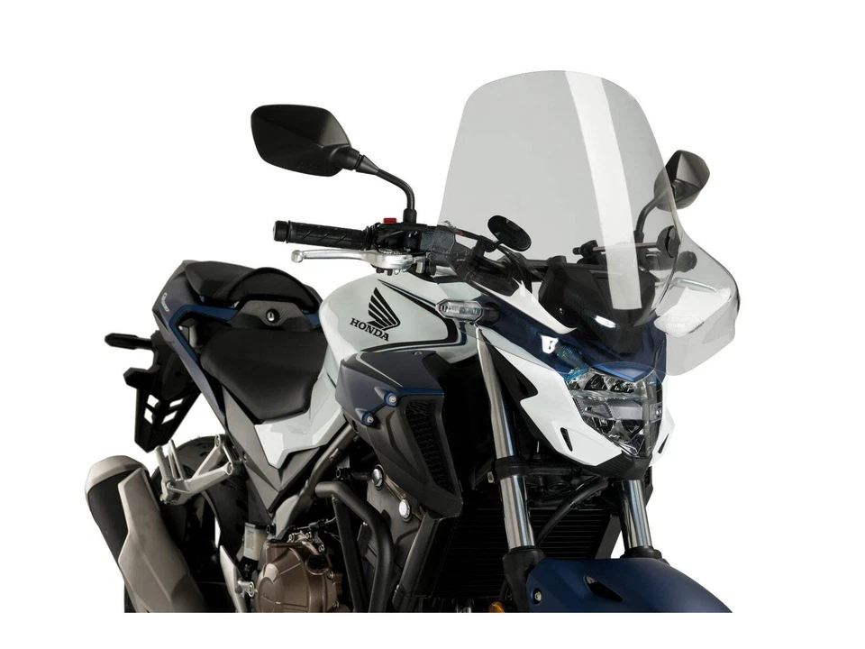 Puig Touring II Pantalla Parabrisas Transparente para Honda CB500 F (13-21) Foto 2 de 4