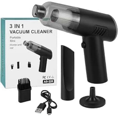 Lot Of 2 3in1 Mini Portable Wireless Cordless Handheld Air Blower Vacuum Cleaner