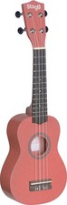 Soprano ukulele in black nylon gigbag