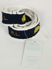 Ralph Lauren Europe Kids RL Chick Baby Chicken D Ring Belt Toddler Measures 24"