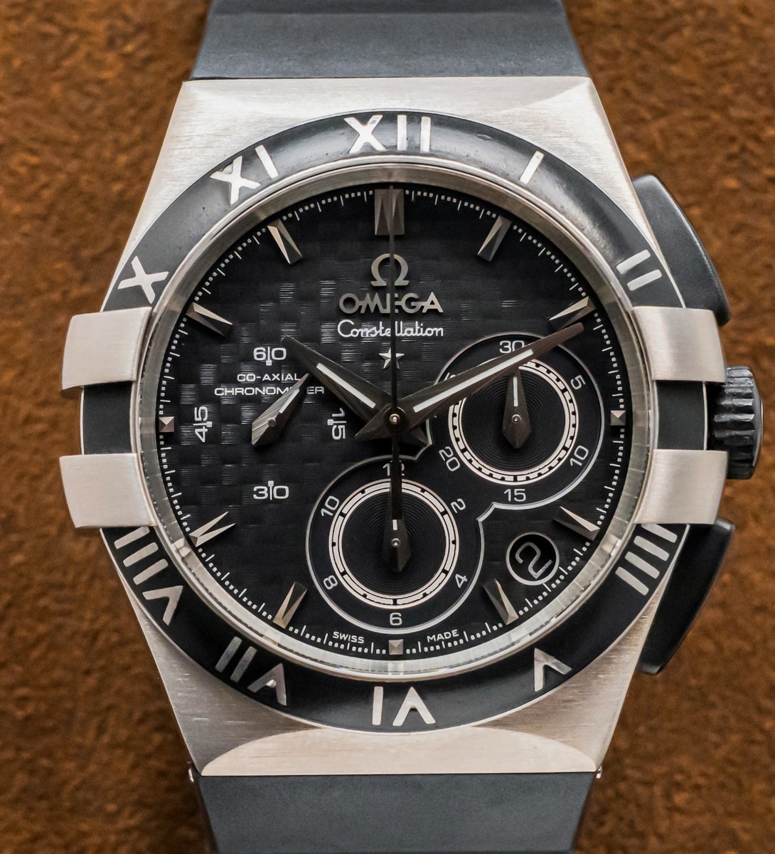 Omega Constellation Double Eagle Mission Hill World Cup 35mm
