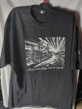 Hot Leathers Arizona Bike Week 2018 Black Graphic T-Shirt Size 2XL