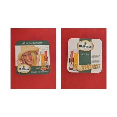 Waldhaus I Am A Beer Flower Brewery Beer Mat Beer