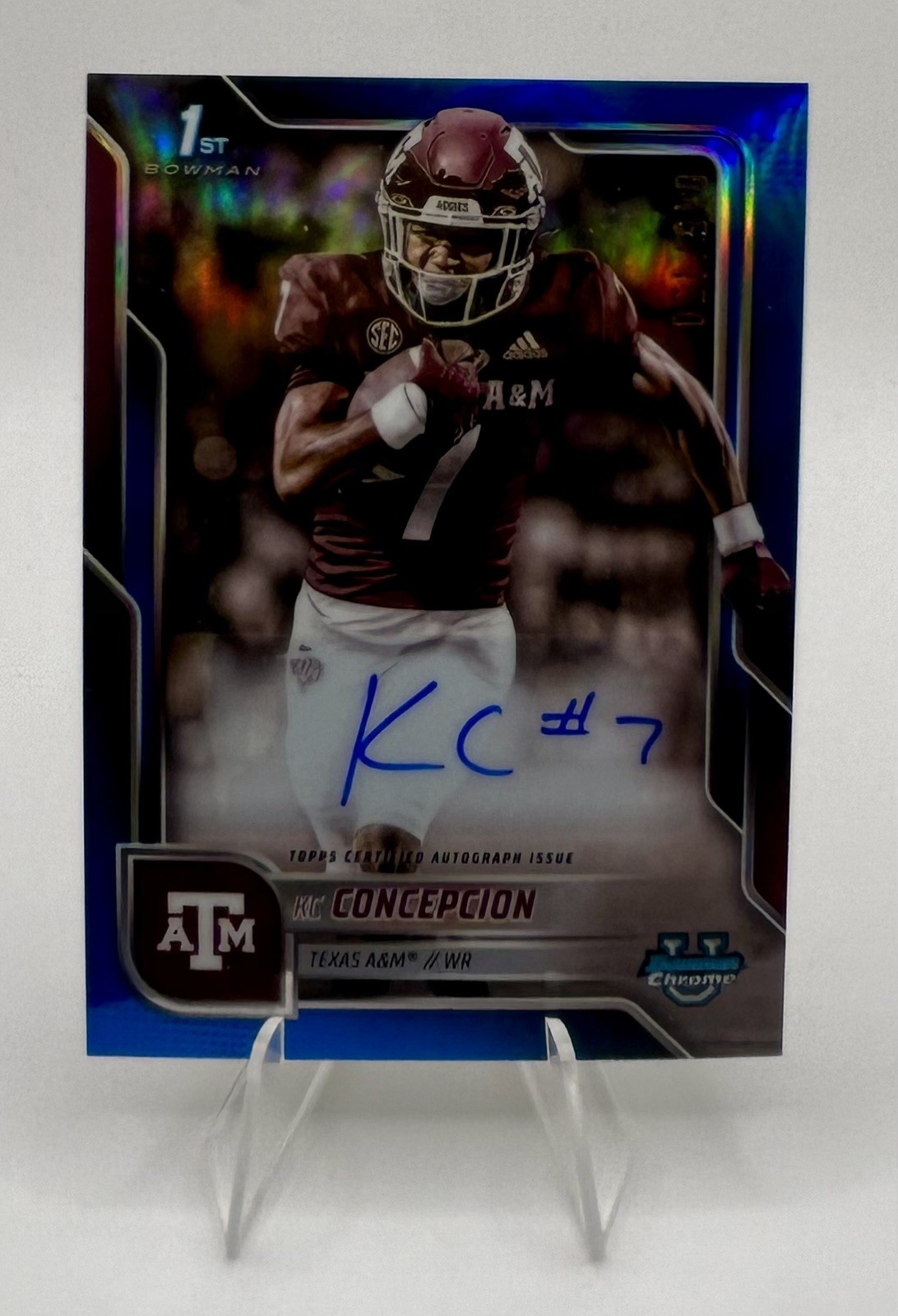 2025 Bowman Chrome U KC Concepcion Bowman 1st Auto Blue Refractor #/150
