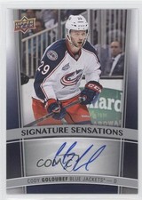 2015-16 Upper Deck Signature Sensations Cody Goloubef #SS-CG Auto m9z