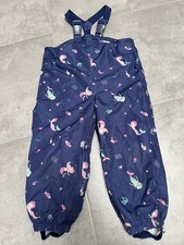 Lupilu Mädchen Matschhose Buddelhose Gr. 98-104 Blau Rosa gefüttert Winter