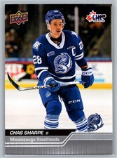 #209 Chas Sharpe 2023-24 Upper Deck CHL Mississauga Steelheads