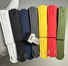 For ORIS Aquis 7730/7740/7653 Series Rubber Straps 12-24mm Dials 43.5mm
