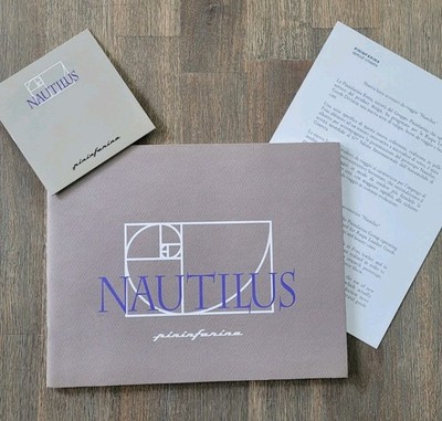 Pininfarina Nautilus/Peugeot Pressemappe/Prospekt/presskit/brochure/opuscolo
