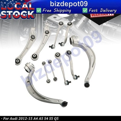 Front Control Arm Balljoint Suspension Kit 10pc For Audi 2012-15 A4 A5 S4 S5 Q5