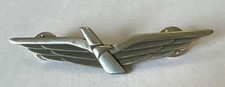 American Eagle Airlines First Officer Pilot Wings Double Pin Back Rare. P