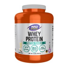Whey Protein Natural Vanilla; 6 lbs  by Now Foods 15.00 per gallon