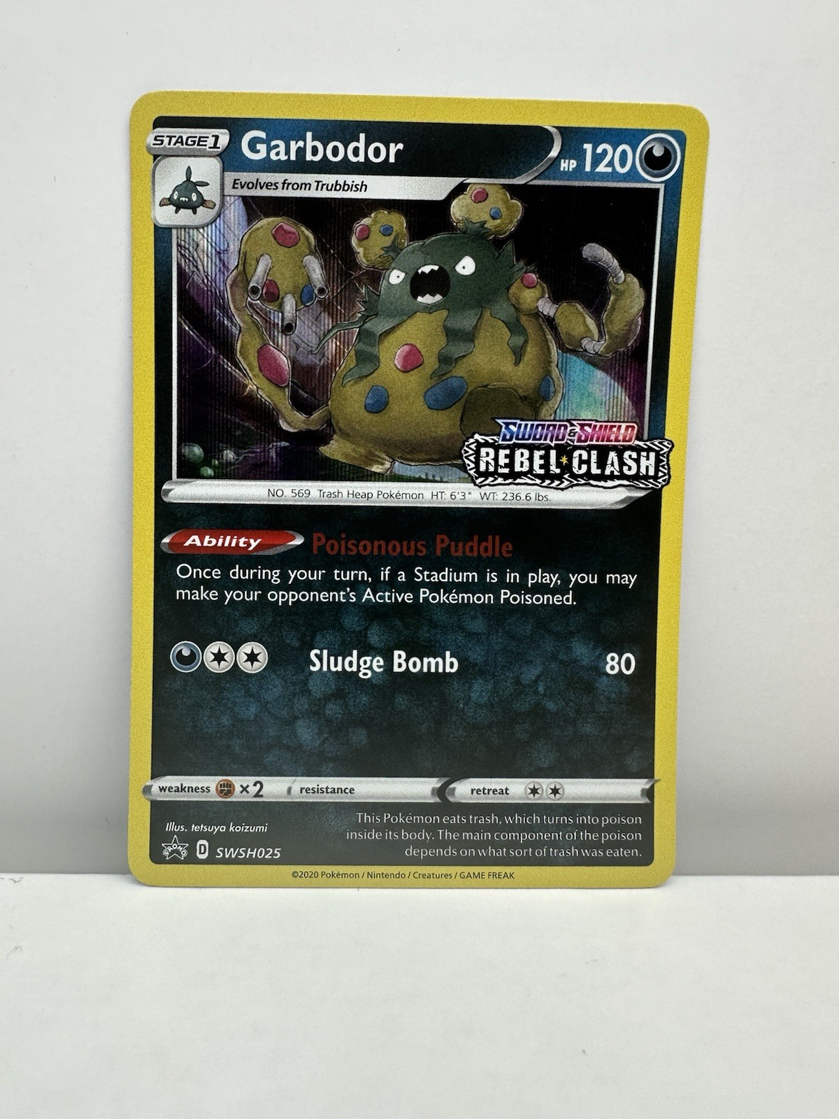 Garbodor - (Prerelease) SWSH025 SWSH: Sword & Shield Promo Cards Holo